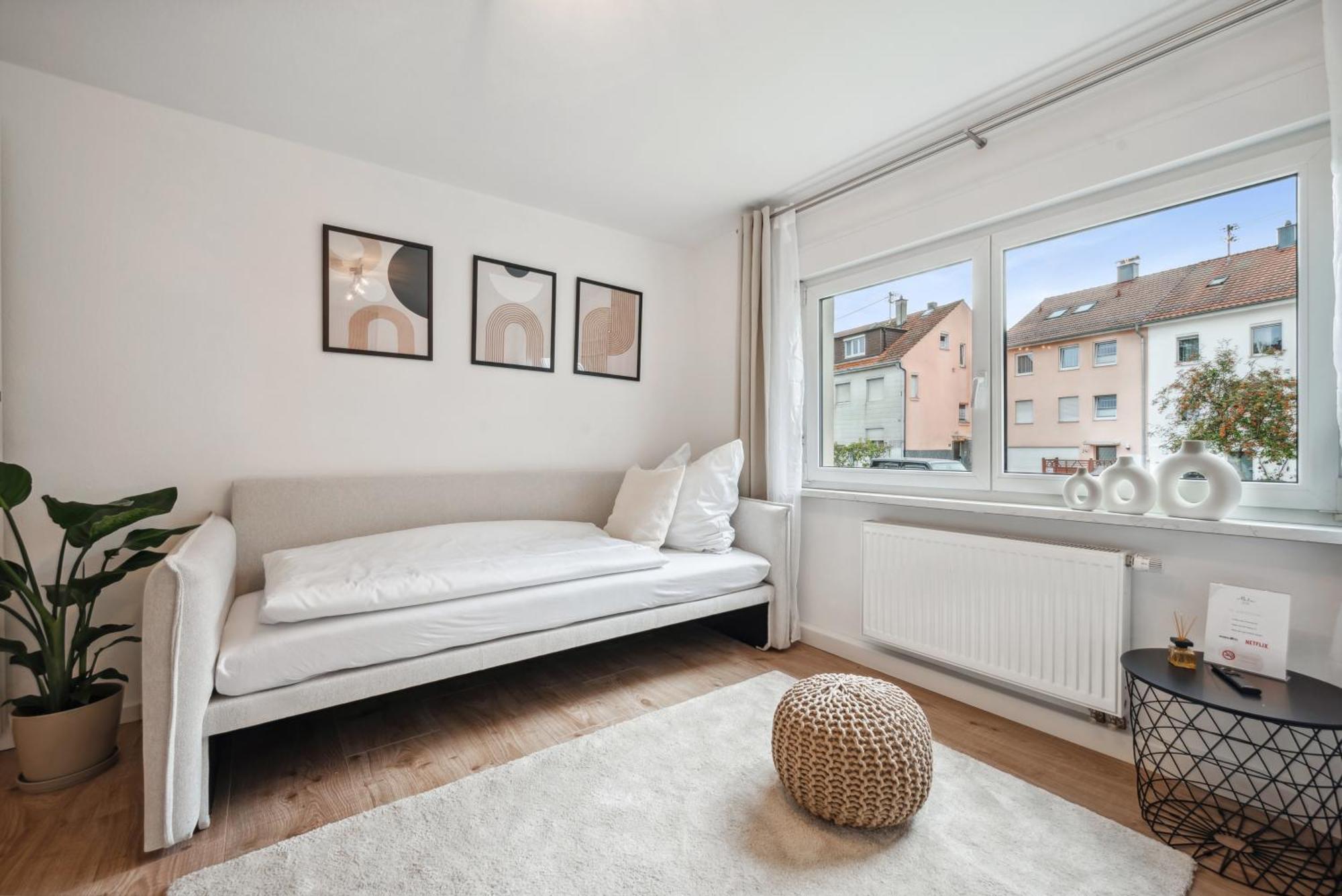 Malu Rooms - Ruhige Lage, Erdgeschoss, Smarttv, Netflix, 24H Checkin, 路德维希堡 外观 照片