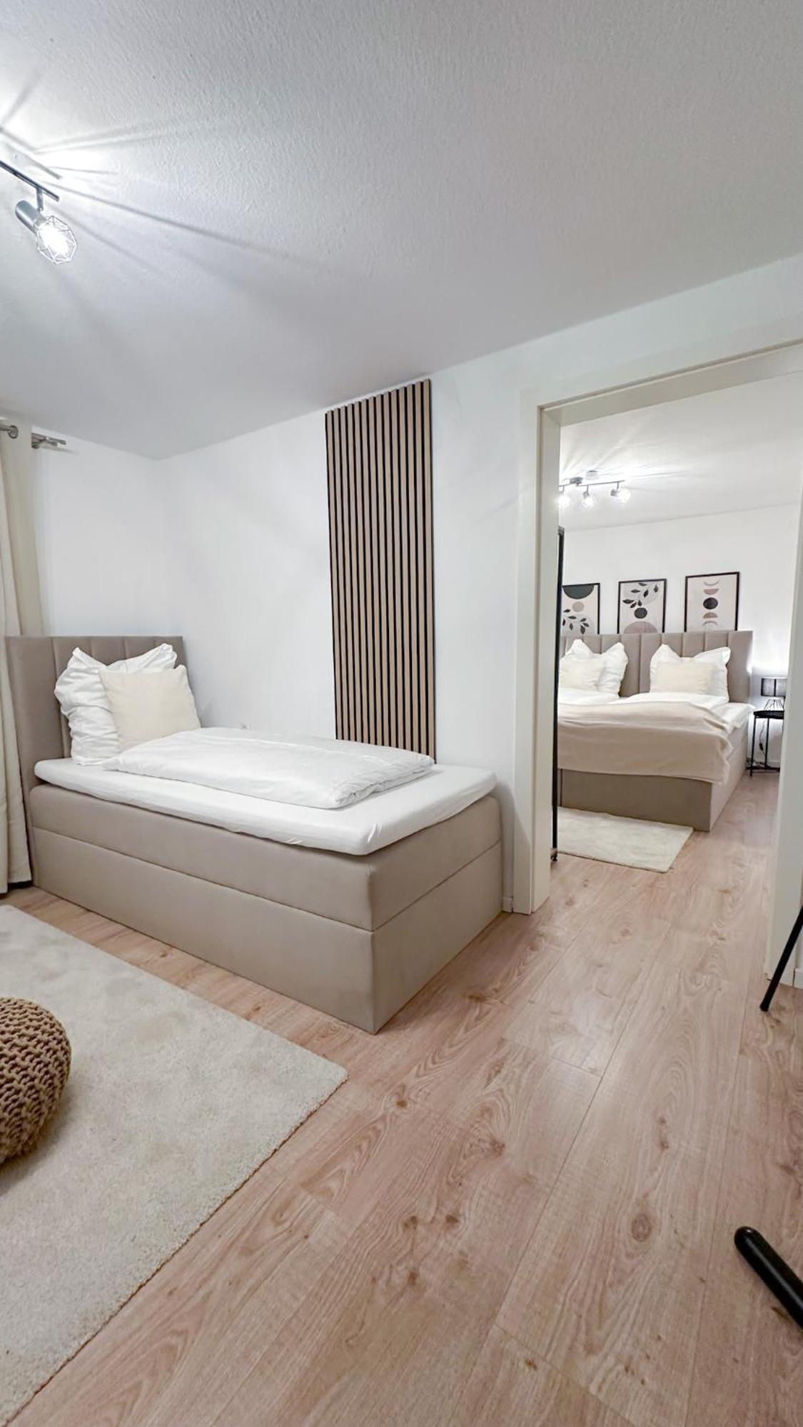 Malu Rooms - Ruhige Lage, Erdgeschoss, Smarttv, Netflix, 24H Checkin, 路德维希堡 外观 照片